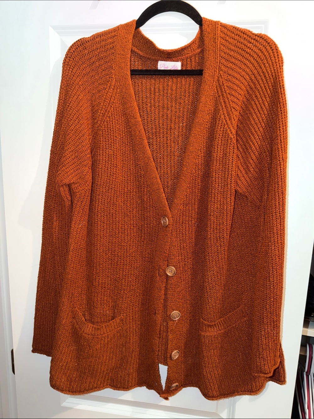 Cozy Open-Front Knit Cardigan Sweater